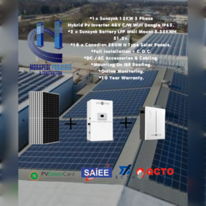 12KW 3 PHASE SOLAR SYSTEM